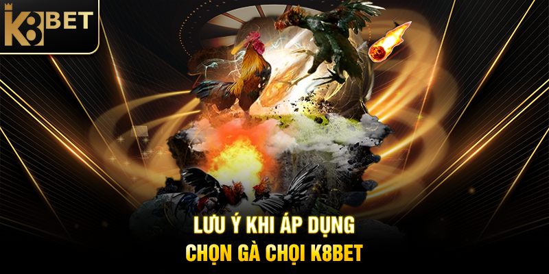 Lưu Ý Khi Áp Dụng Chọn Gà Chọi K8BET