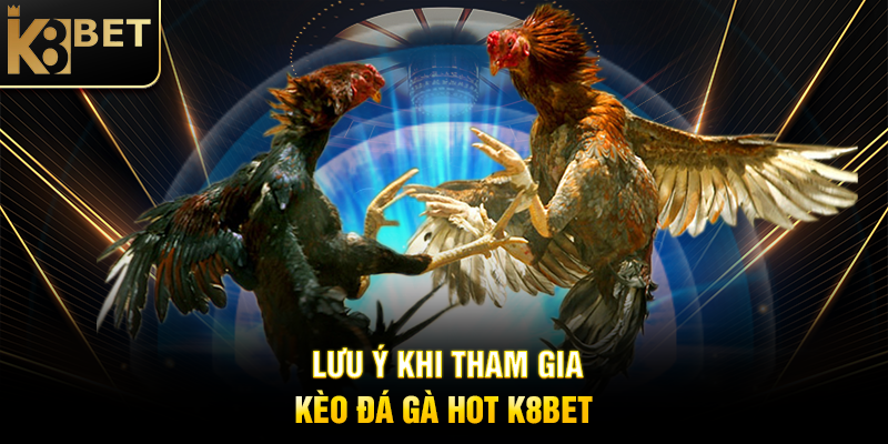 Lưu Ý Khi Tham Gia Kèo Đá Gà Hot K8BET